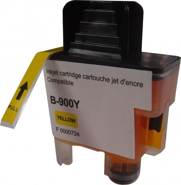 Ink cartridge UPRINT LC900, BROTHER, Yellow 