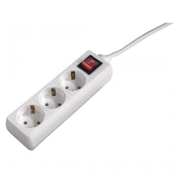 Power Strip HAMA, 3-Way, with switch, 5 m, 108815  