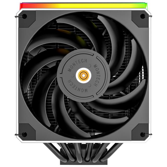 CPU Fan Cooler MONTECH METAL DT24 Premium ARGB 2x120mm Black AMD/Intel 