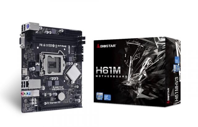 Motherboard BIOSTAR H61MHV3, Intel H61, sock. 1155, Ver 7.0 