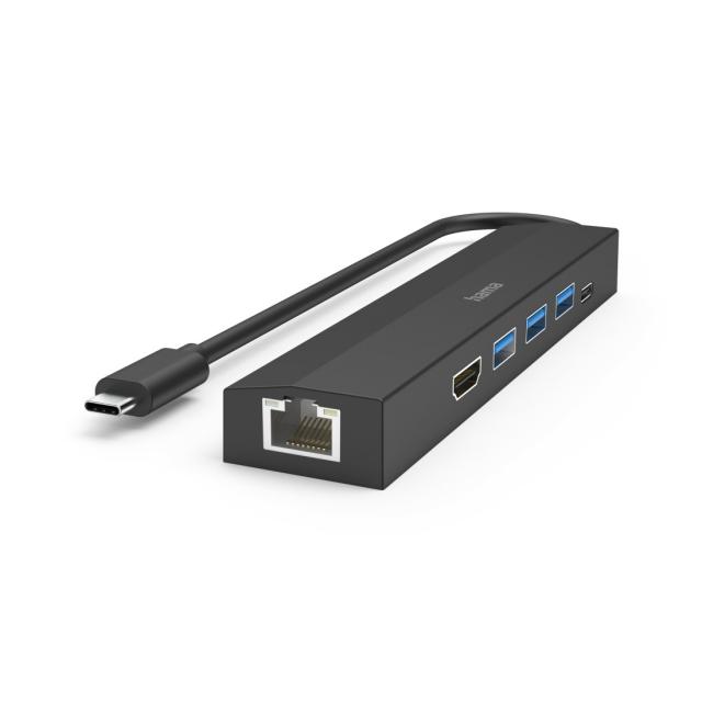 Hama USB-C Hub, Multiport, 6 Ports, 200144 