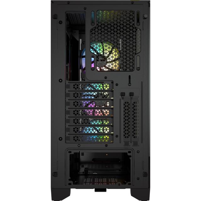 Case Corsair iCUE 4000X RGB Mid Tower, Tempered Glass, Black 