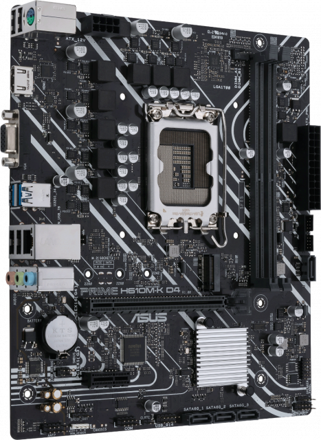 Motherboard ASUS PRIME H610M-K D4, LGA 1700 mATX 