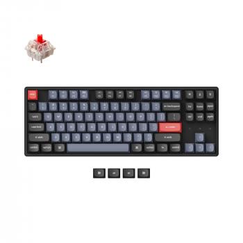 Mechanical Keyboard Keychron K8 Pro TKL Gateron G Pro(Hot Swappable) Red Switch RGB Backlight Aluminium Frame