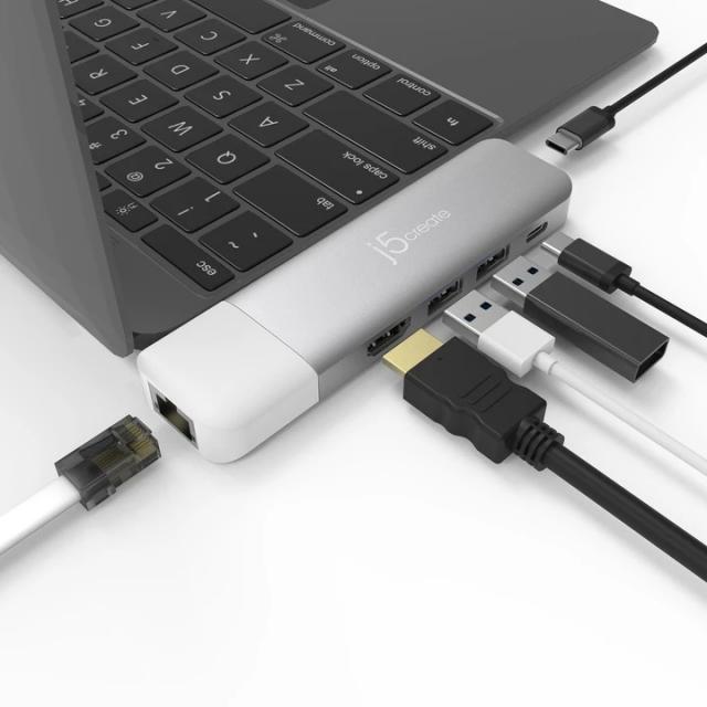 Докинг станция j5create JCD389, 11 в 1, за MacBook, MacBook Pro, MacBook Air 