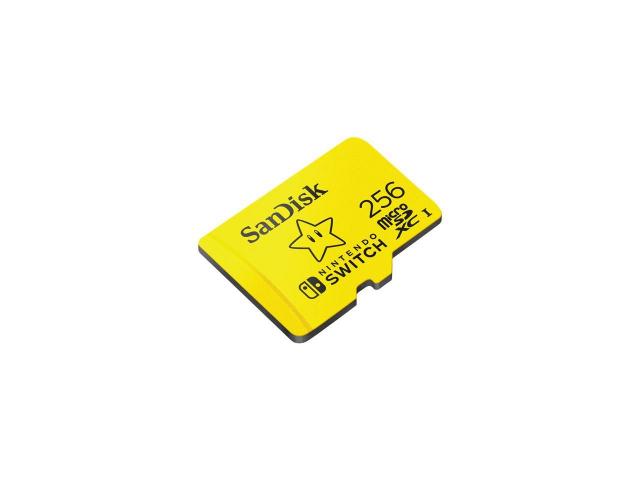SanDisk 256GB microSDXC UHS-I for Nintendo Switch, Speed Up to 100MB/s 