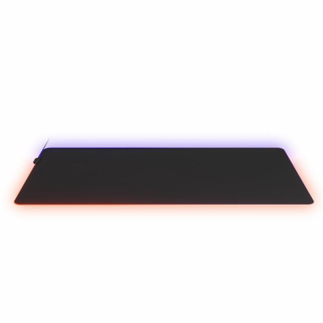 Геймърски пад SteelSeries QcK Prism Cloth 3XL, RGB, 63511, Черен 