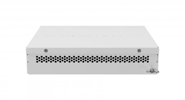 Суич MikroTik CSS610-8G-2S+IN, 8 x Gigabit Ethernet ports, 2 x SFP, PoE in 