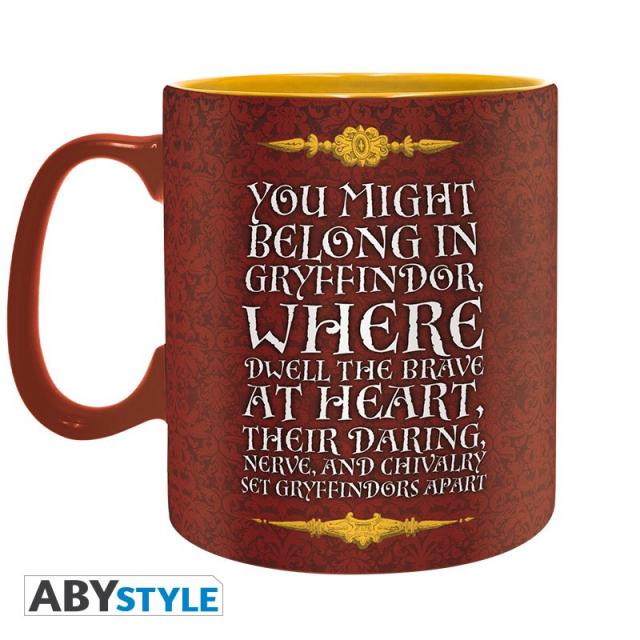 ABYSTYLE HARRY POTTER Mug Gryffindor 