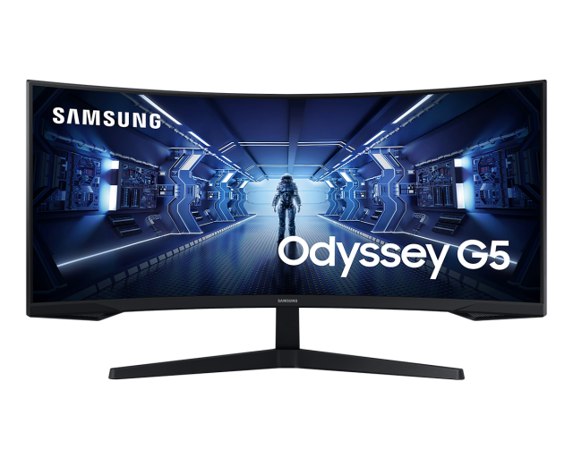 Monitor Samsung Odyssey G5 34 inch, VA Curved UWQHD 3440x1440 