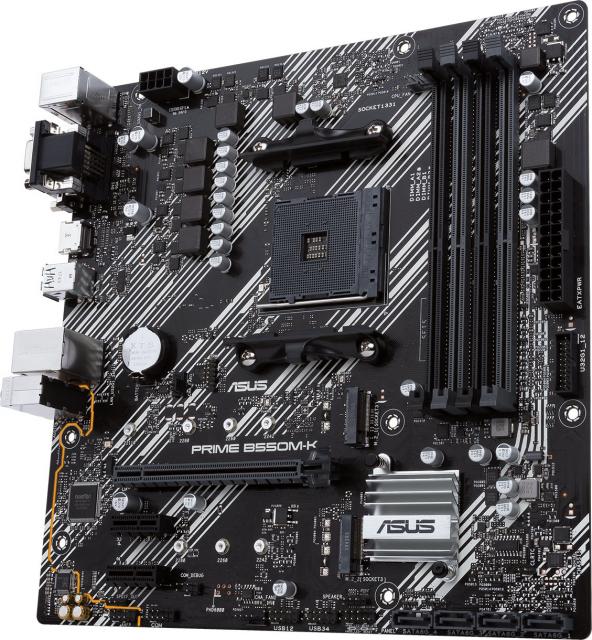 Дънна платка ASUS Prime B550M-K, socket AM4 