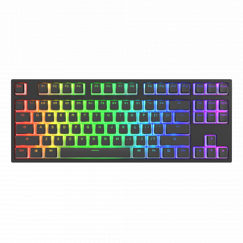 Mechanical Keyboard Dark Project KD87A Black TKL - Gateron Optical Red 2.0 Switch, RGB