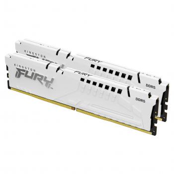 Памет Kingston FURY Beast White 32GB(2x16GB) DDR5 - KF560C30BWEK2-32