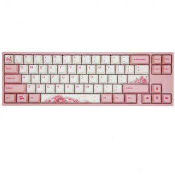 Геймърскa механична клавиатура Ducky x Varmilo Miya Sakura V2 65, Cherry MX Blue суичове