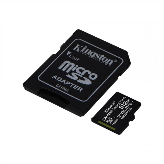 Карта памет Kingston Canvas Select Plus microSDXC 512GB 