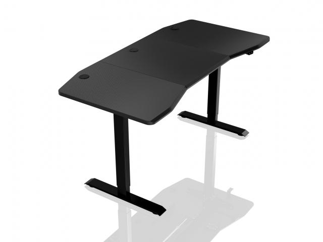 Gaming desk Nitro Concepts D16E, Carbon Red, Electric Height Adjustment 