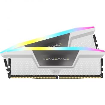 Памет Corsair Vengeance White RGB 32GB(2x16GB) DDR5 5200MHz CMH32GX5M2B5200C40W