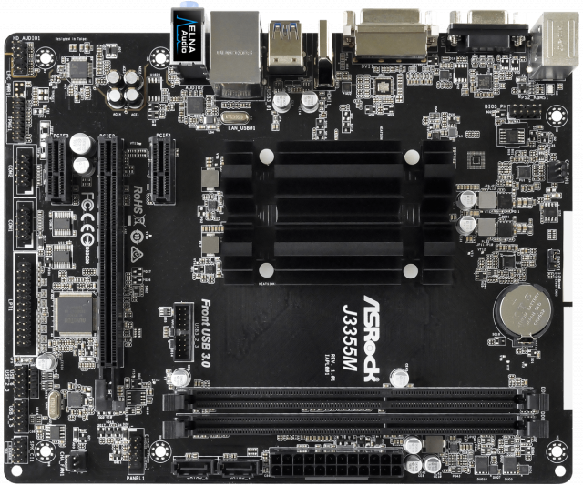 Дънна платка ASROCK J3355M, Intel® Dual-Core Processor J3355, mATX 