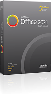 SoftMaker Office Proffesional  2021 for Windows- electronic license for 15 user