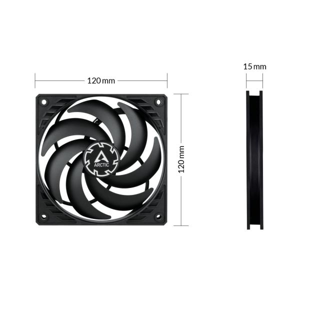 Fan ARCTIC P12 SLIM PWM PST 