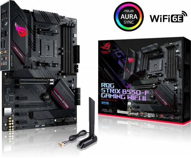 Дънна платка ASUS ROG STRIX B550-F GAMING WIFI II, AMD AM4 