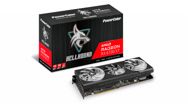 Graphic card PowerColor Hellhound AMD Radeon™ RX 6700XT, 12GB GDDR6