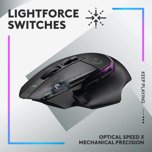 Gaming Mouse Logitech G502 X Plus Black Lightsync RGB 