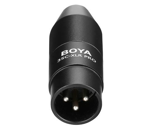 BOYA Mini-Jack to XLR Adapter with Power Convert 35C-XLR Pro 