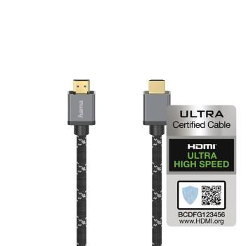 Hama Ultra High Speed HDMI™ Cable, Plug - Plug, 8K, Metal, Ethernet, 3.0 m