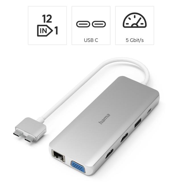 USB-C Hub, "Connect2Mac", за Apple MacBook Air & Pro, 12 порта, 200133 