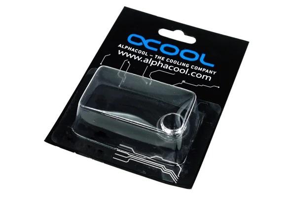 Alphacool HF double nipple G1/4 outer thread to G1/4'' outer thread with O-ring, Chrome 