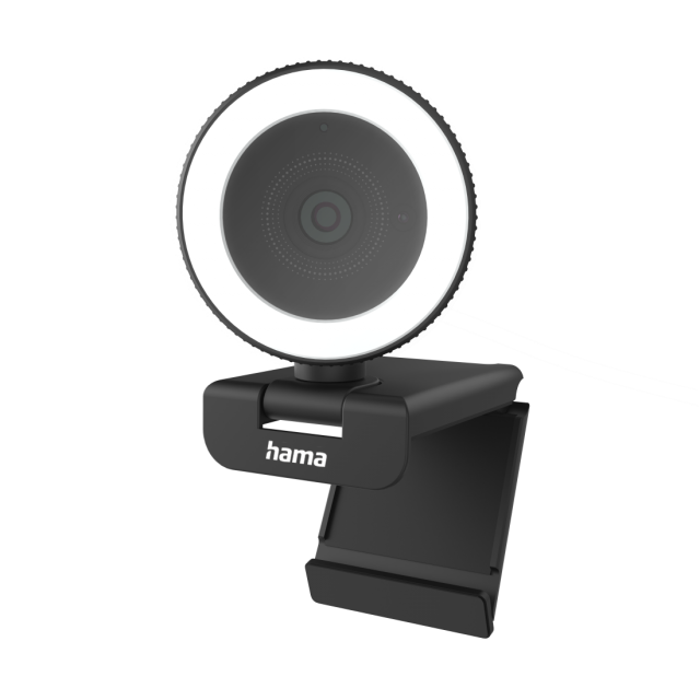 Hama Webcam with "C-850 Pro" Ring Light, 139989 