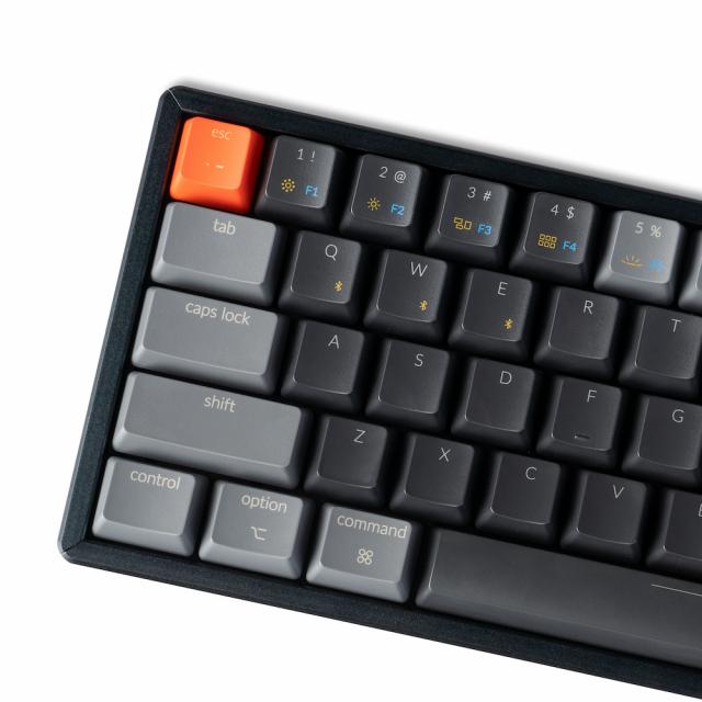 Mechanical Keyboard Keychron K12 Hot-Swappable Aluminum 60% Gateron Red Switch RGB LED ABS 