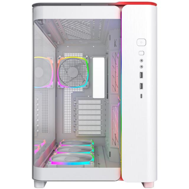 Case MONTECH KING 95 PRO ARGB, TG, Mid-Tower White 