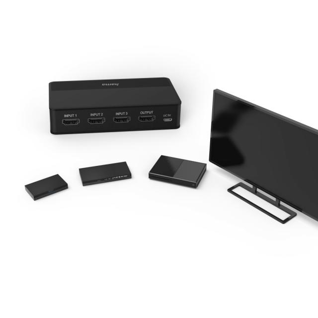 Hama 4K-HDMI™ Switch 3x1, 121770 