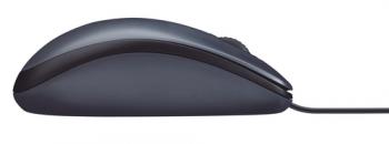Wired optical mouse LOGITECH M100, USB, Gray