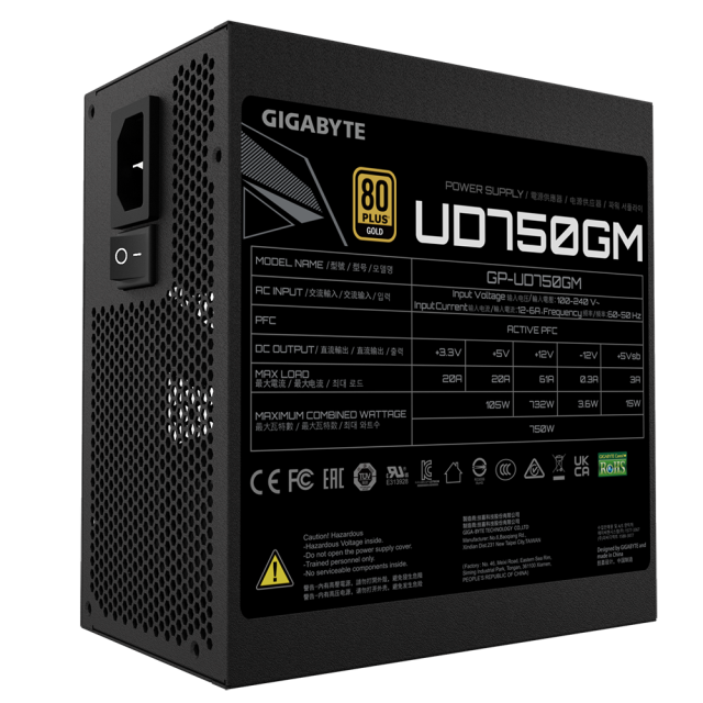 Захранващ блок Gigabyte UD750GM 