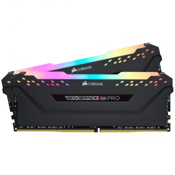 Memory Corsair Vengeance PRO RGB Black 16GB(2x8GB) DDR4 3600MHz CMW16GX4M2Z3600C18