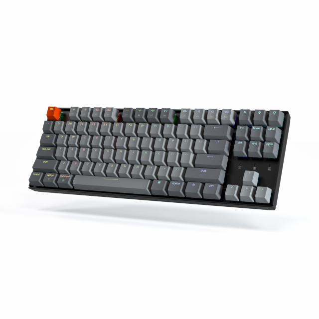 Mechanical Keyboard Keychron K8 TKL Hot-Swappable Gateron Brown Switch RGB LED Plastic Frame 