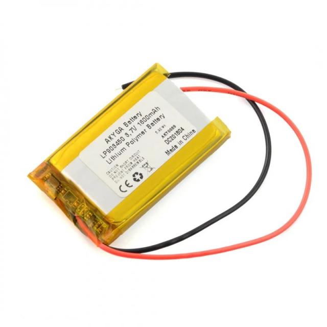 Акумулаторна батерия AKYGA, Li-Po, 3.7 V, 1600mAh, PCM 