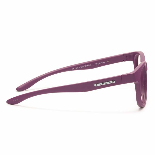 Blue light glasses for kids Gunnar Rush Kids Small, Clear Natural, Magenta 