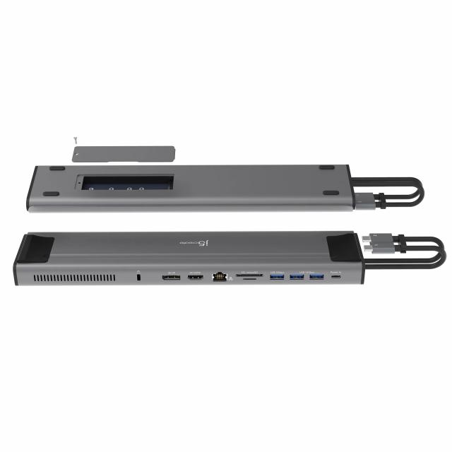 Докинг станция j5create JCD552, M.2 NVMe, USB-C Gen 2 