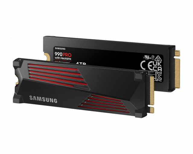 SSD SAMSUNG 990 PRO с Heatsink 4TB, MZ-V9P4T0CW 