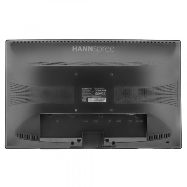 Тъч монитор HANNSPREE HT221PPB, TFT, 21.5 inch, Wide, Full HD, D-Sub, USB-C, HDMI, DP, 10 Point Touch, Черен 