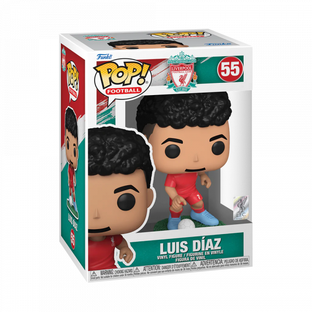 Funko Pop! Football: Liverpool FC - Luis Diaz #55 