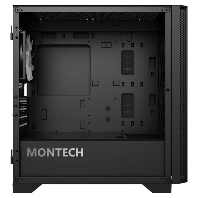 Case MONTECH AIR 100 ARGB, TG, Micro-ATX Black 