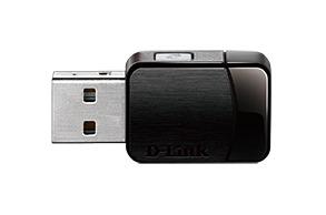 Безжичен адаптер D-Link DWA-171, Dual band, AC600 MU-MIMO, 2.4GHz, USB 2.0, Черен 