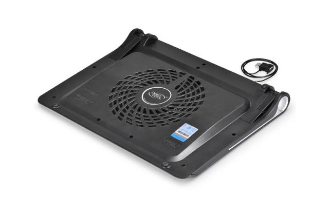 Notebook Cooler DeepCool N180 FS, 17", 180 mm, Black 