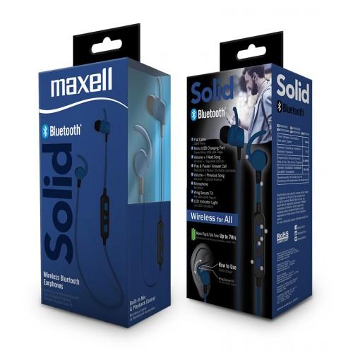 Блутут слушалки MAXELL BT100 SOLID, Сини 