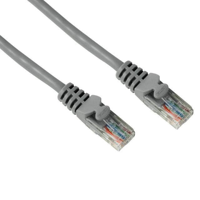 Network Cable HAMA, 46743, CAT 5e, UTP, RJ-45 - RJ-45, 5 m, 1 Star, Grey